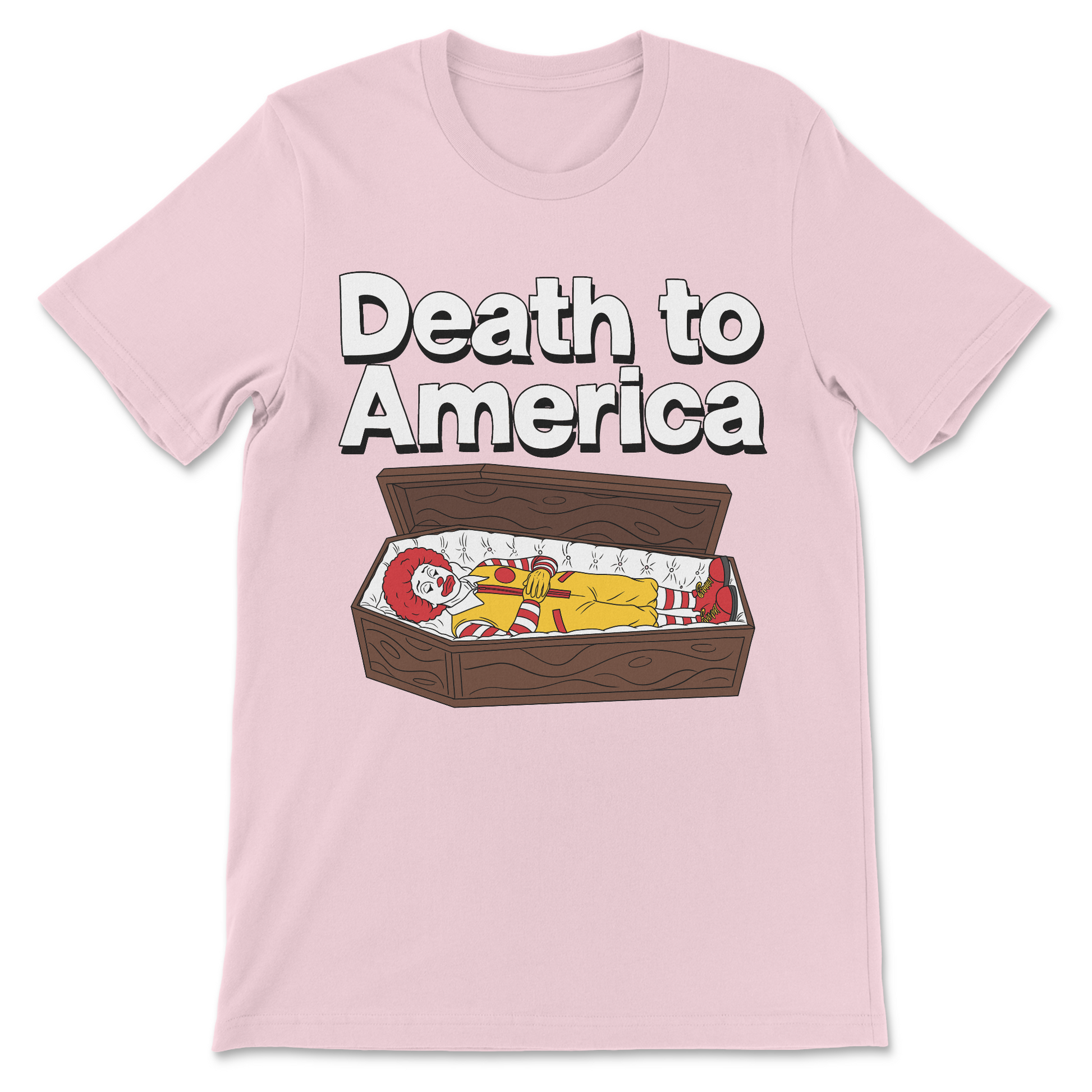 ironic USA shirt dead clown symbol america collapse political humor tee

