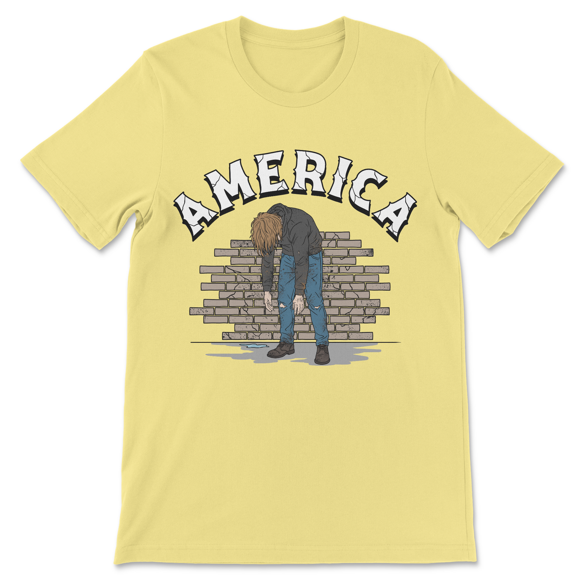 Dark humor America graphic tee
