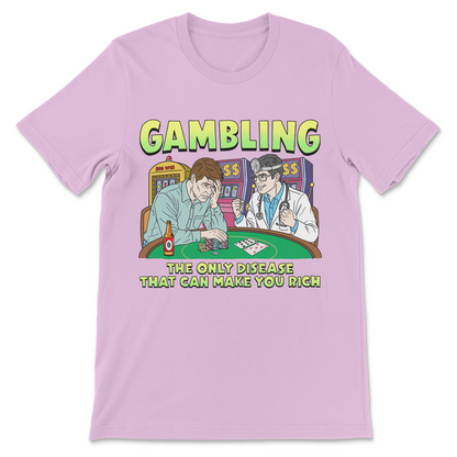 Clever gambling addiction dark humor shirt