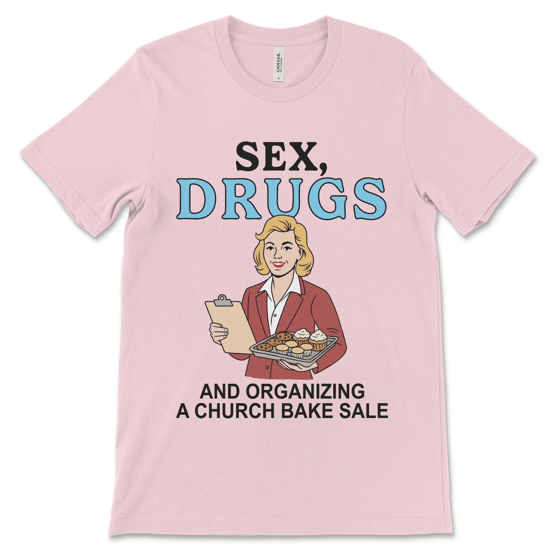 Offensive religious meme t-shirt for exvangelicals and inappropriate humor lovers. Great for people who like funny dark humor shirts with edgy slogans.