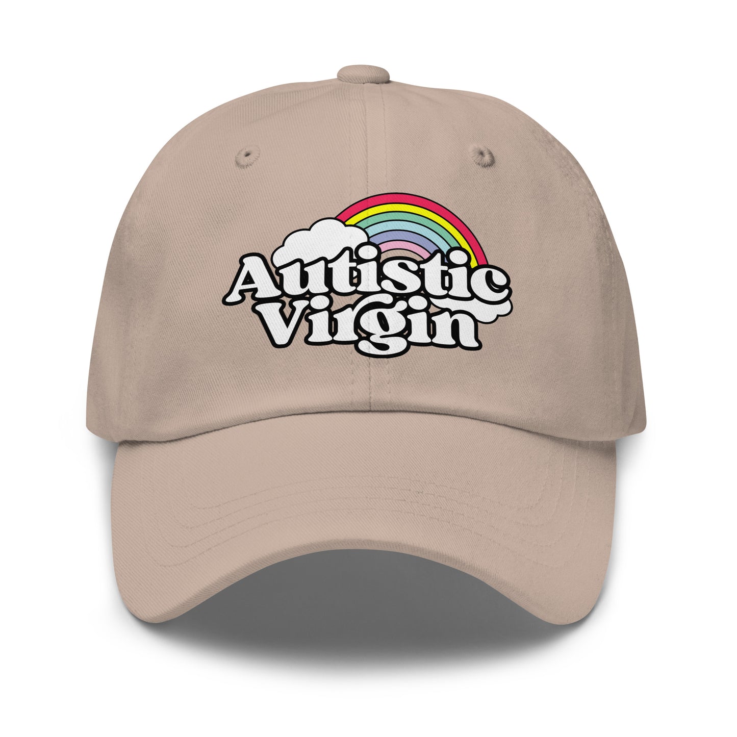 funny autistic hat that says autistic virgin