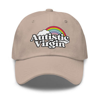 funny autistic hat that says autistic virgin