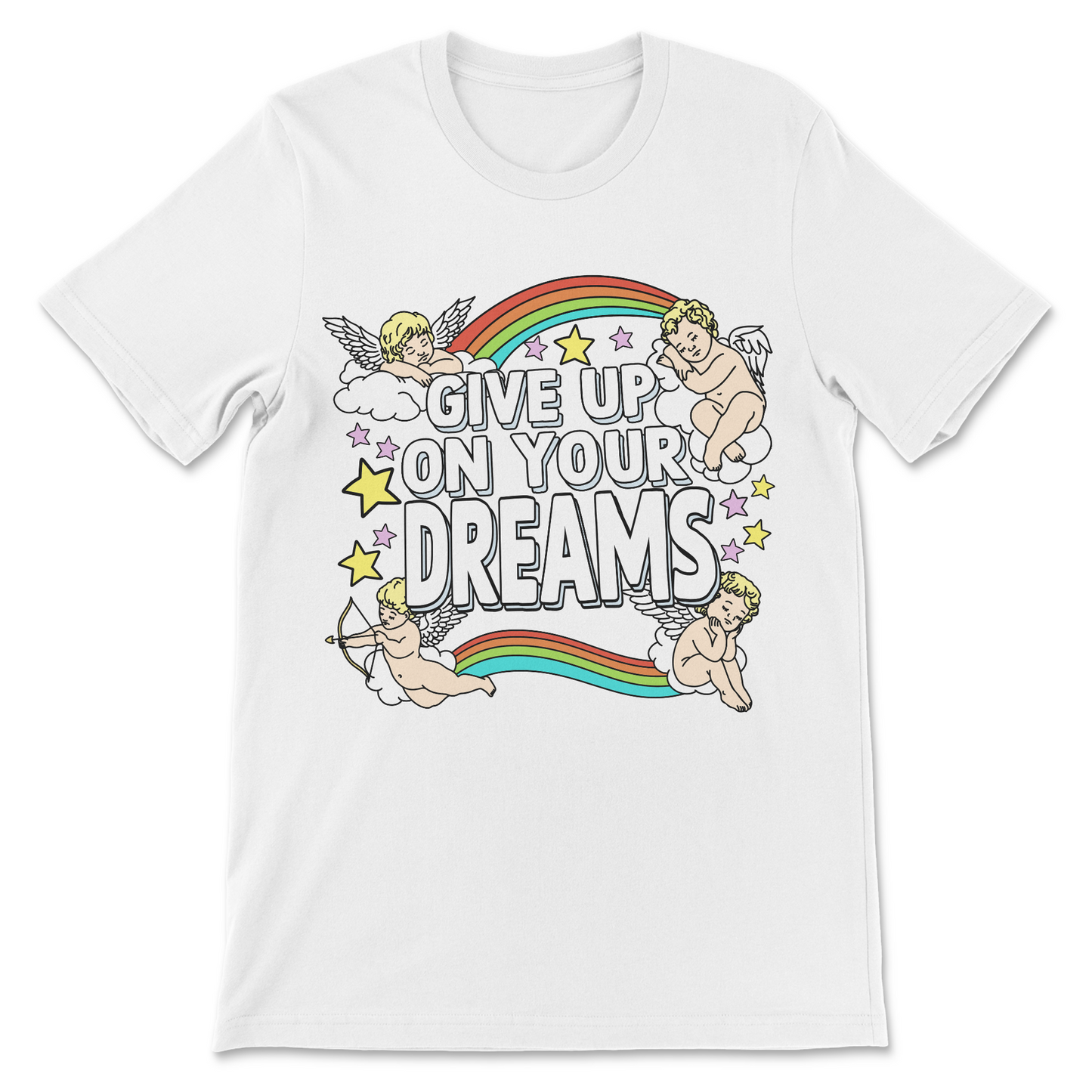 give up on your dreams funny shirt sarcastic slogan tee
