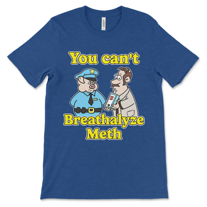 Vulgar drug joke shirt with dark comedy slogan