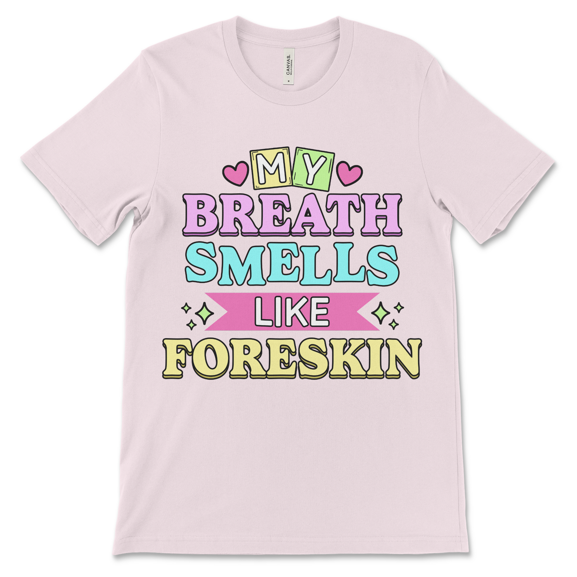 My Breath Smells Like Foreskin is a deeply inappropriate foreskin meme shirt made for fans of offensive jokes, gross-out humor, and NSFW vibes. A great vulgar gag gift.
