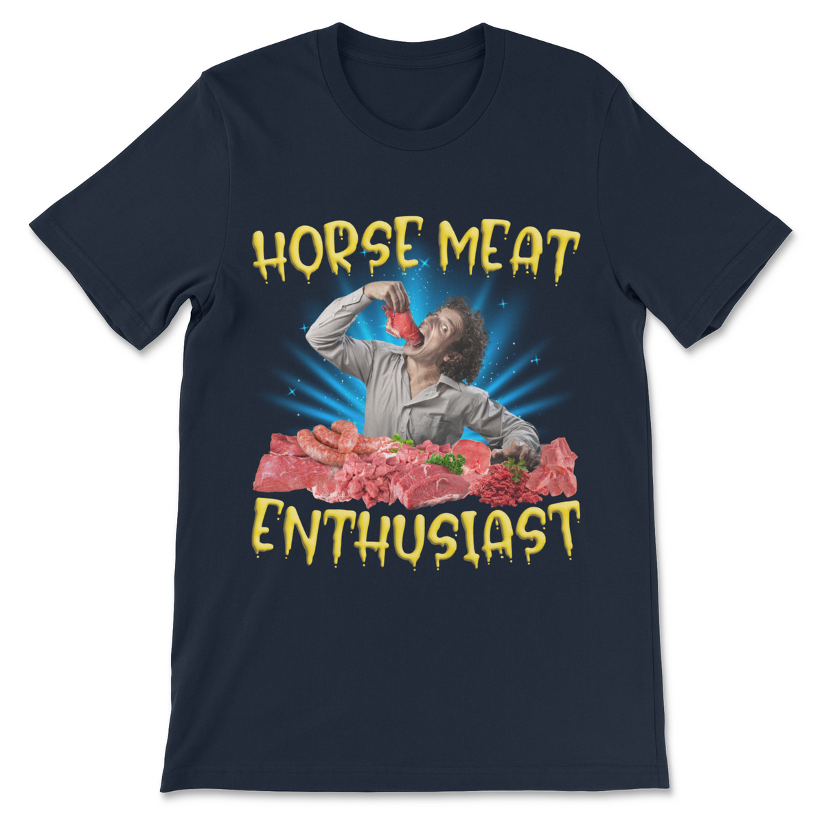 Horse Meat Enthusiast horse humor t-shirt