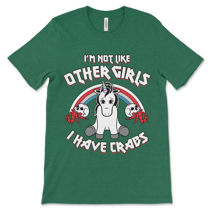 NSFW bachelorette shirt with vulgar crab joke design