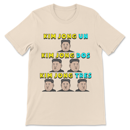 dark humor tee mixing politics and unhinged humor
