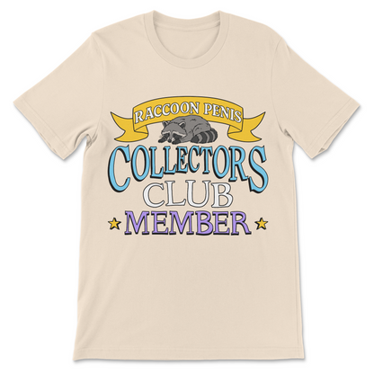 Hilarious raccoon penis collectors club offensive tee