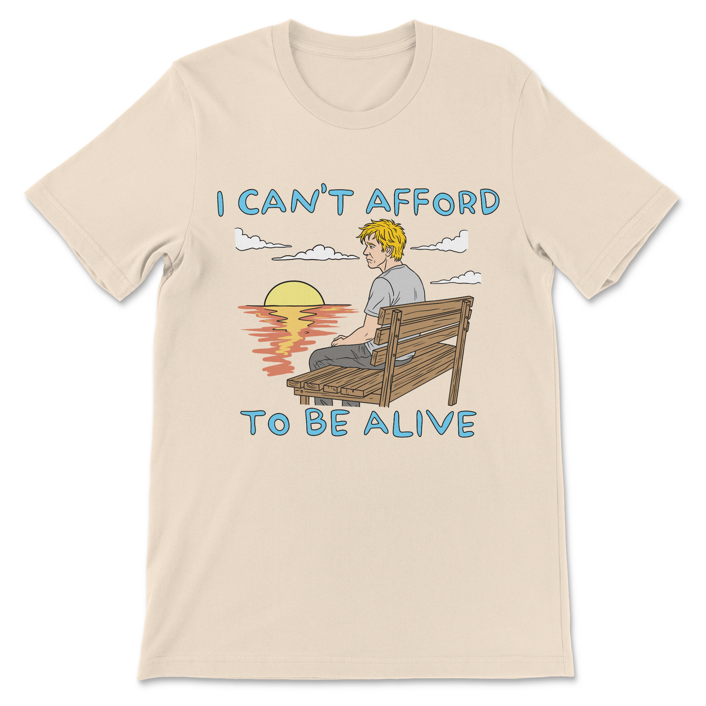 cost of living crisis shirt funny dark humor design
