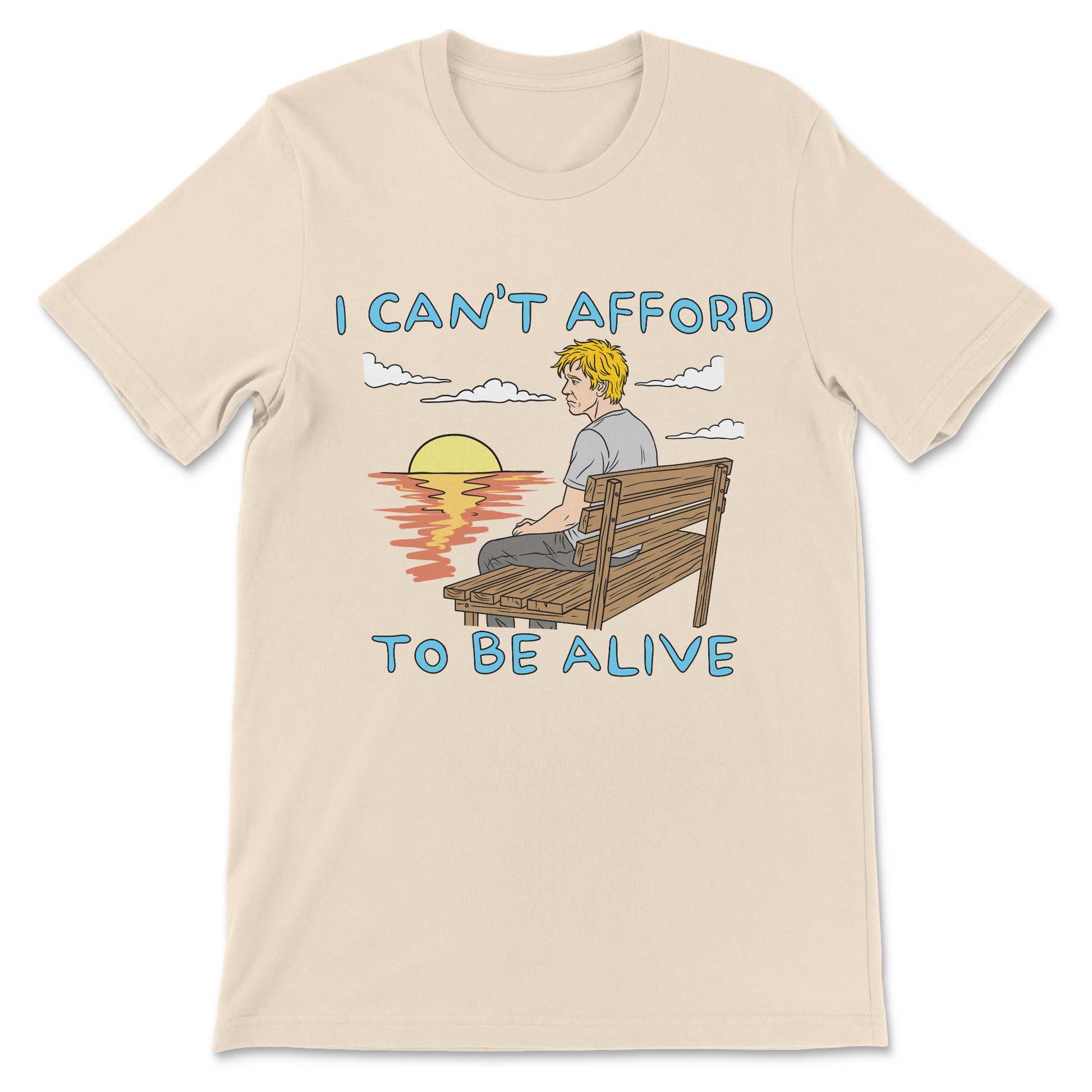 cost of living crisis shirt funny dark humor design
