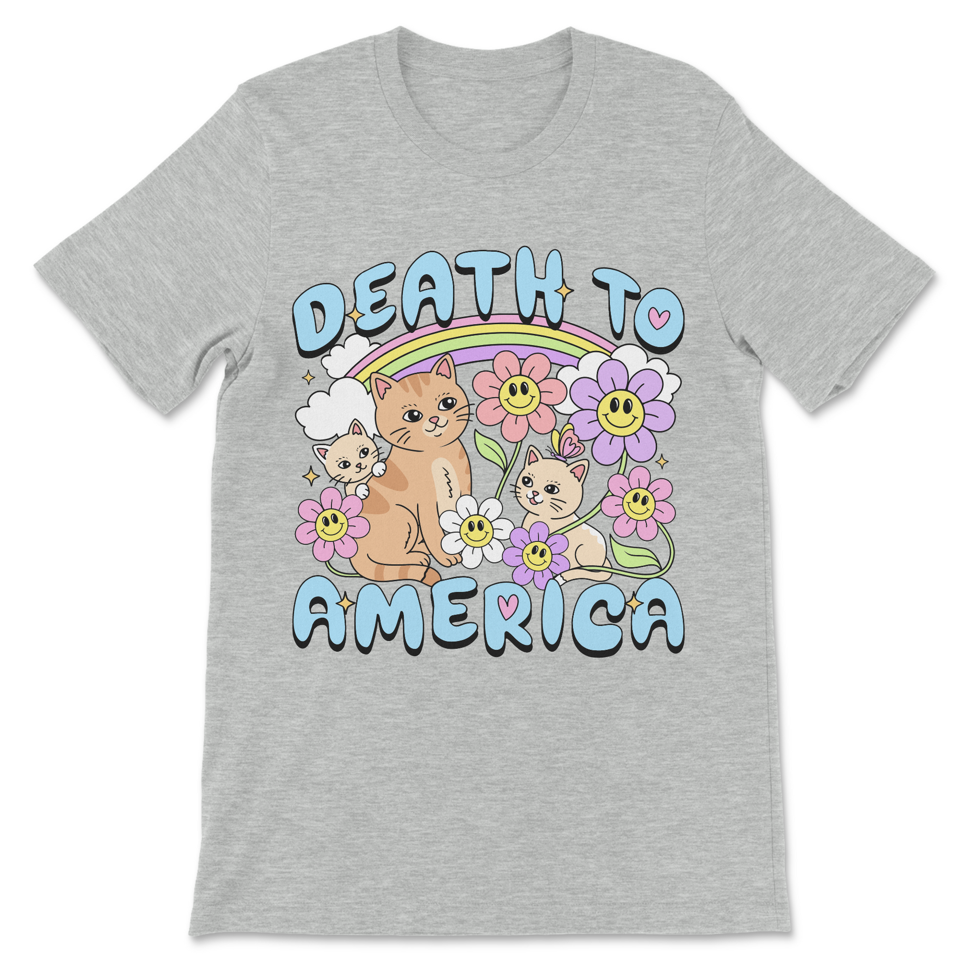 funny Anti-America shirt with a cute offensive design 
