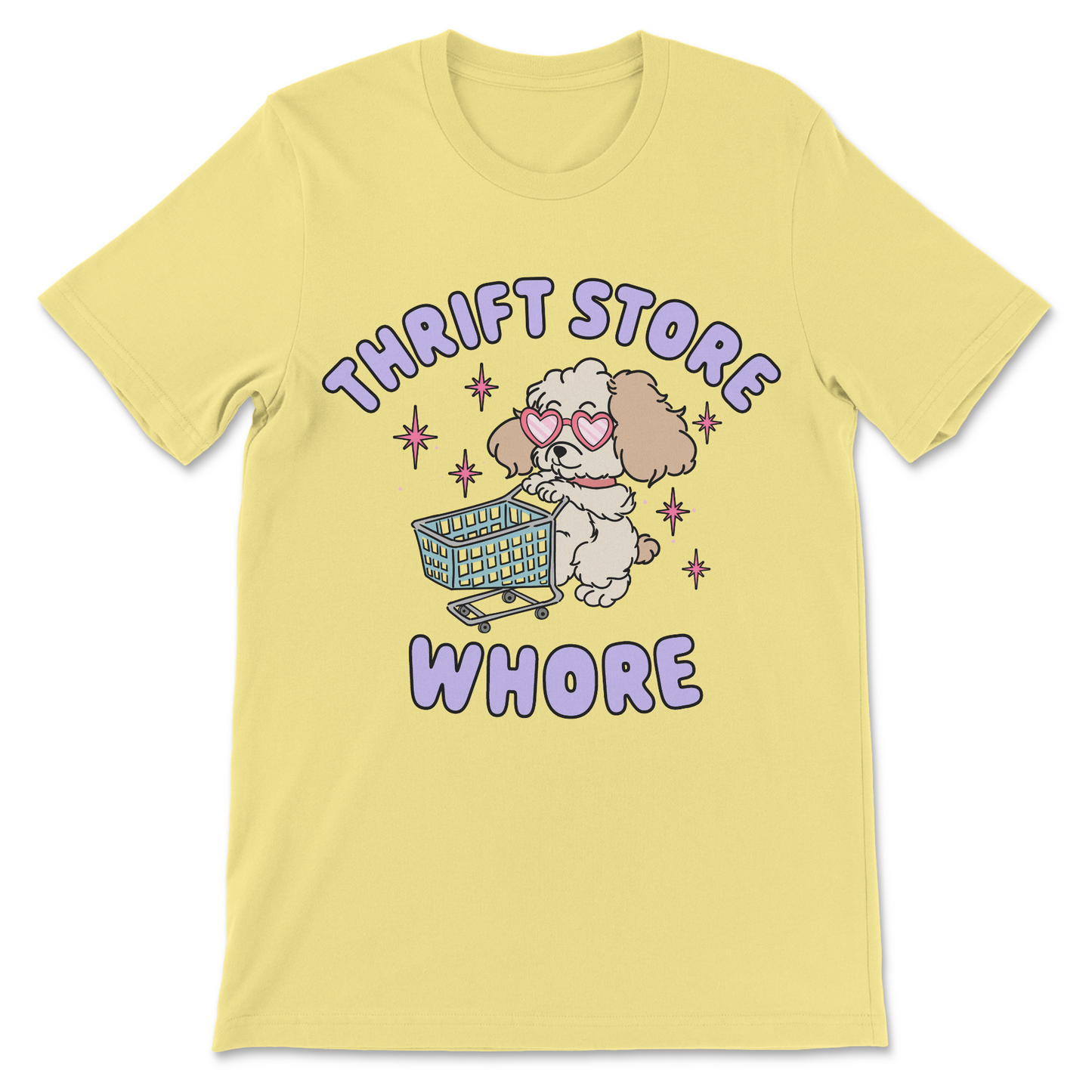 inappropriate thrift shopping humor t shirt

