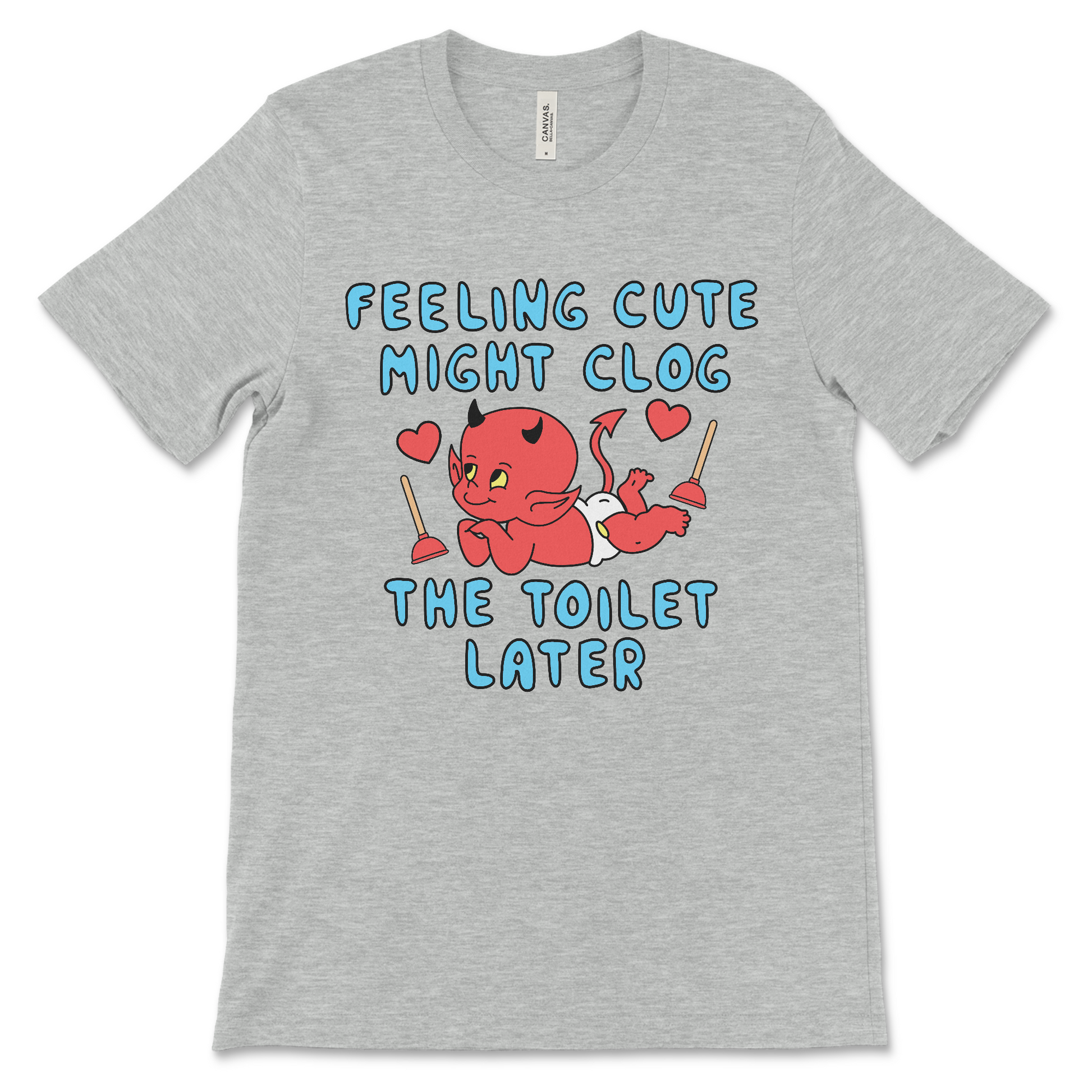Raunchy adult humor shirt with dirty cringe toilet joke.