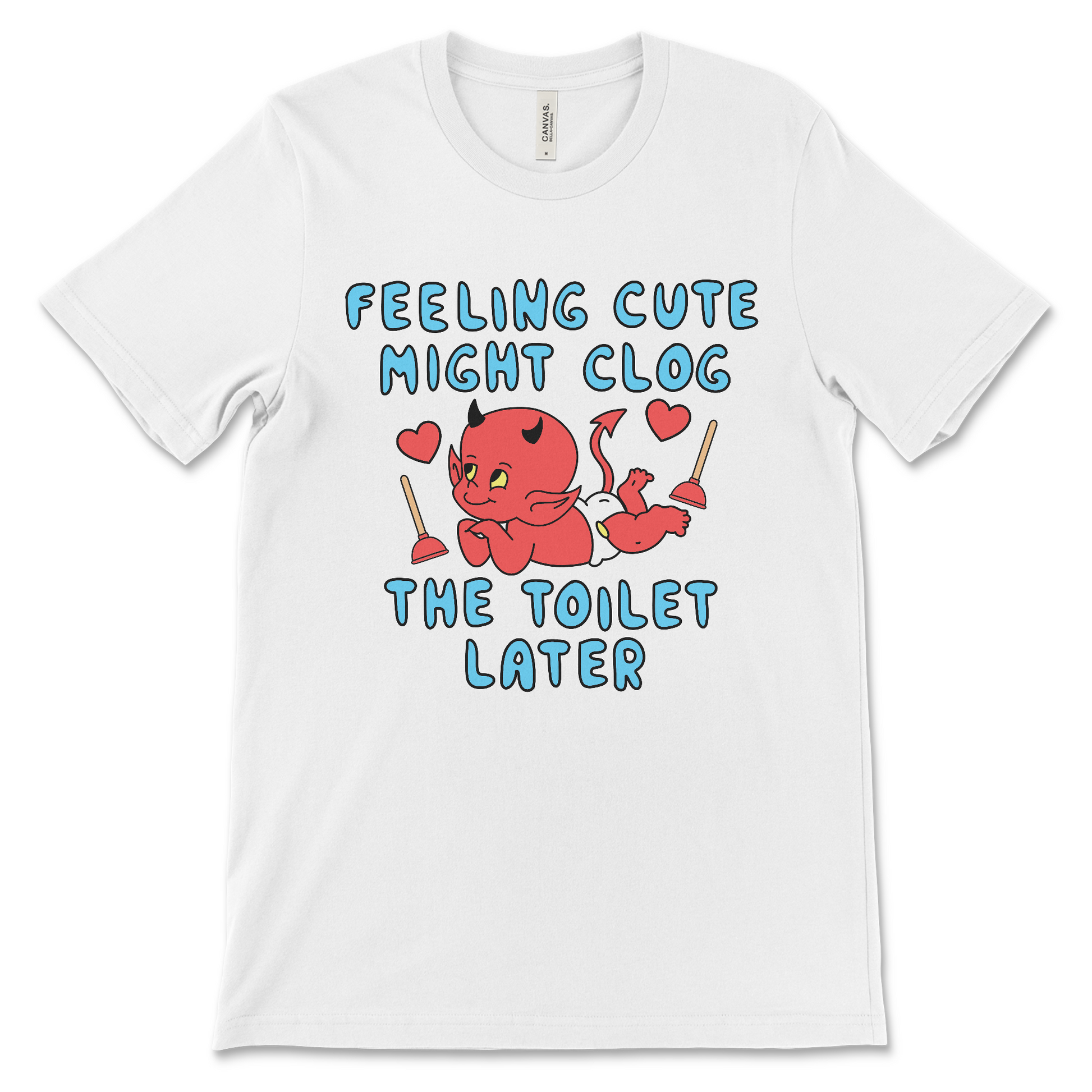 Funny dirty shirt with offensive meme toilet humor design.