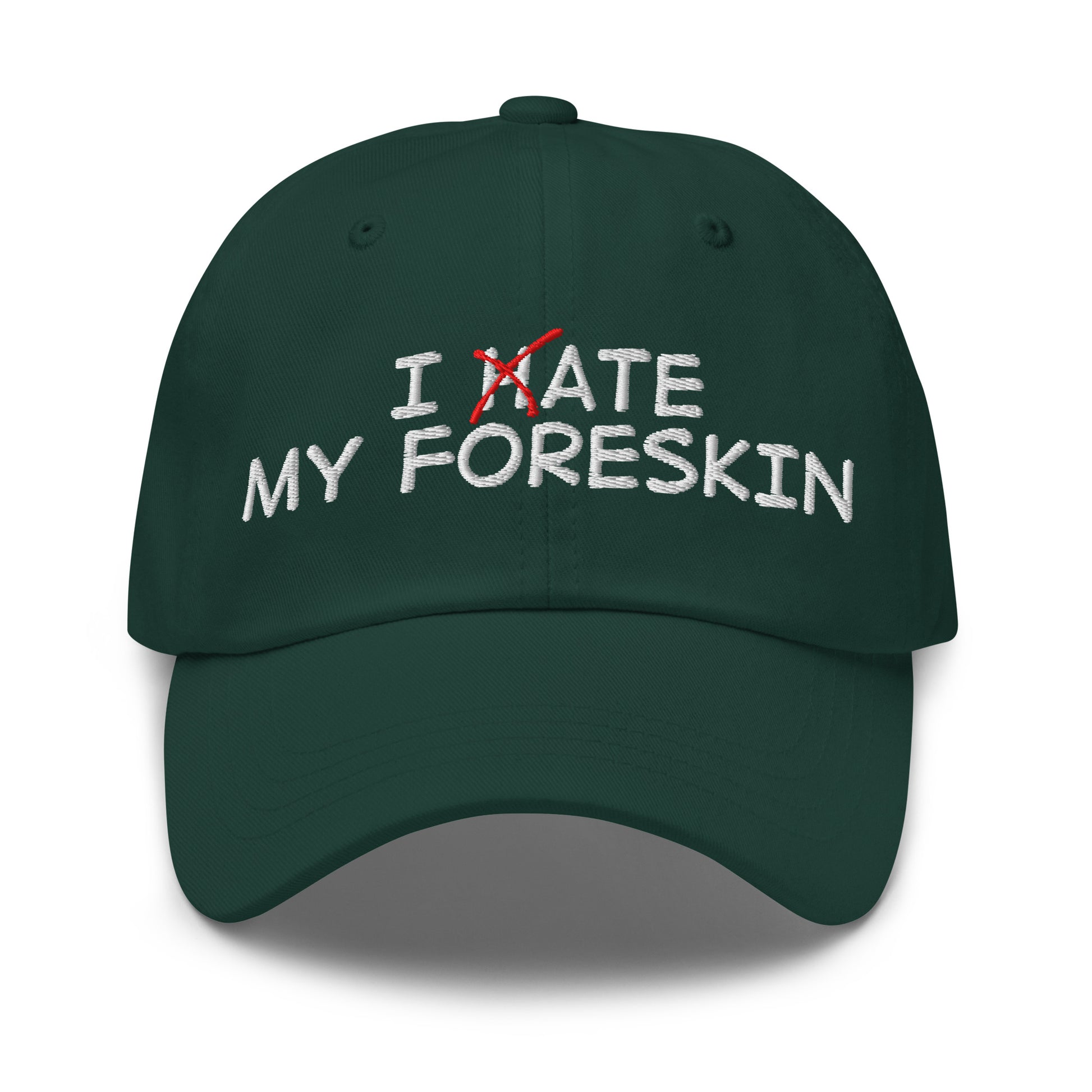 offensive foreskin dad hat