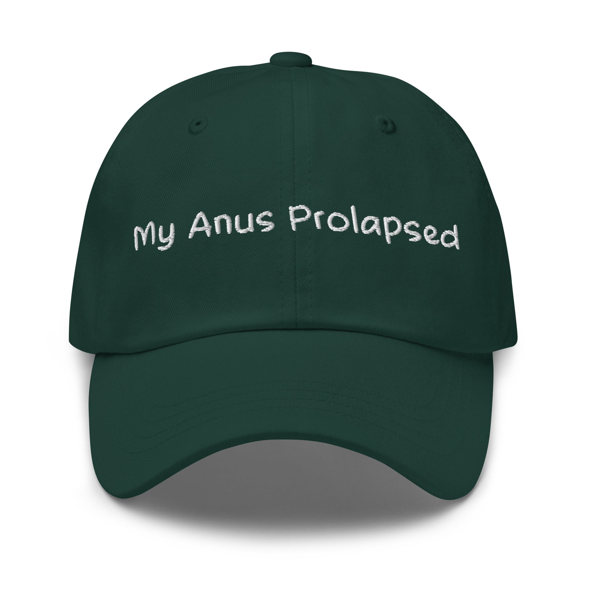 my anus prolapsed embroidered meme style hat
