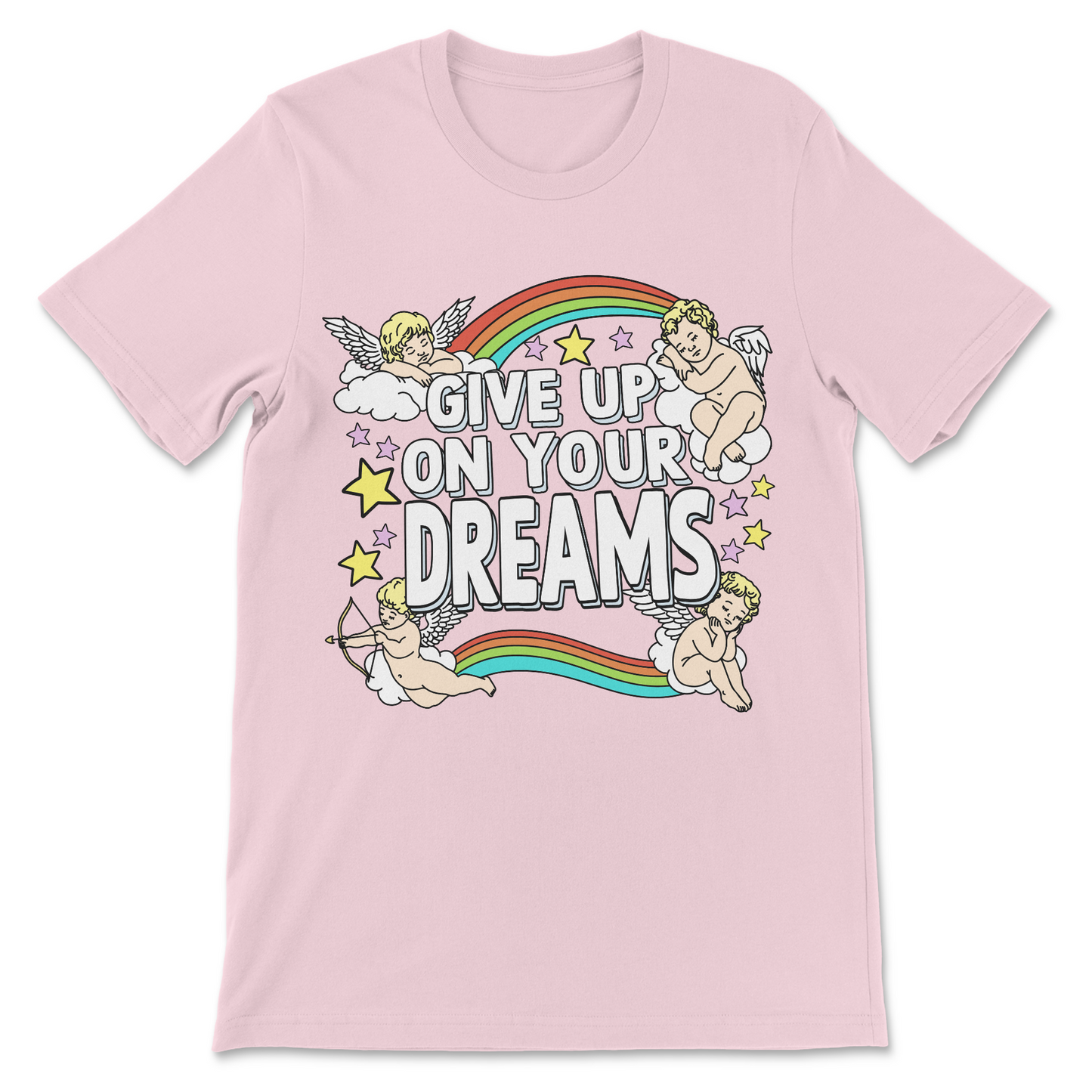 give up on your dreams sarcastic shirt funny meme tee
