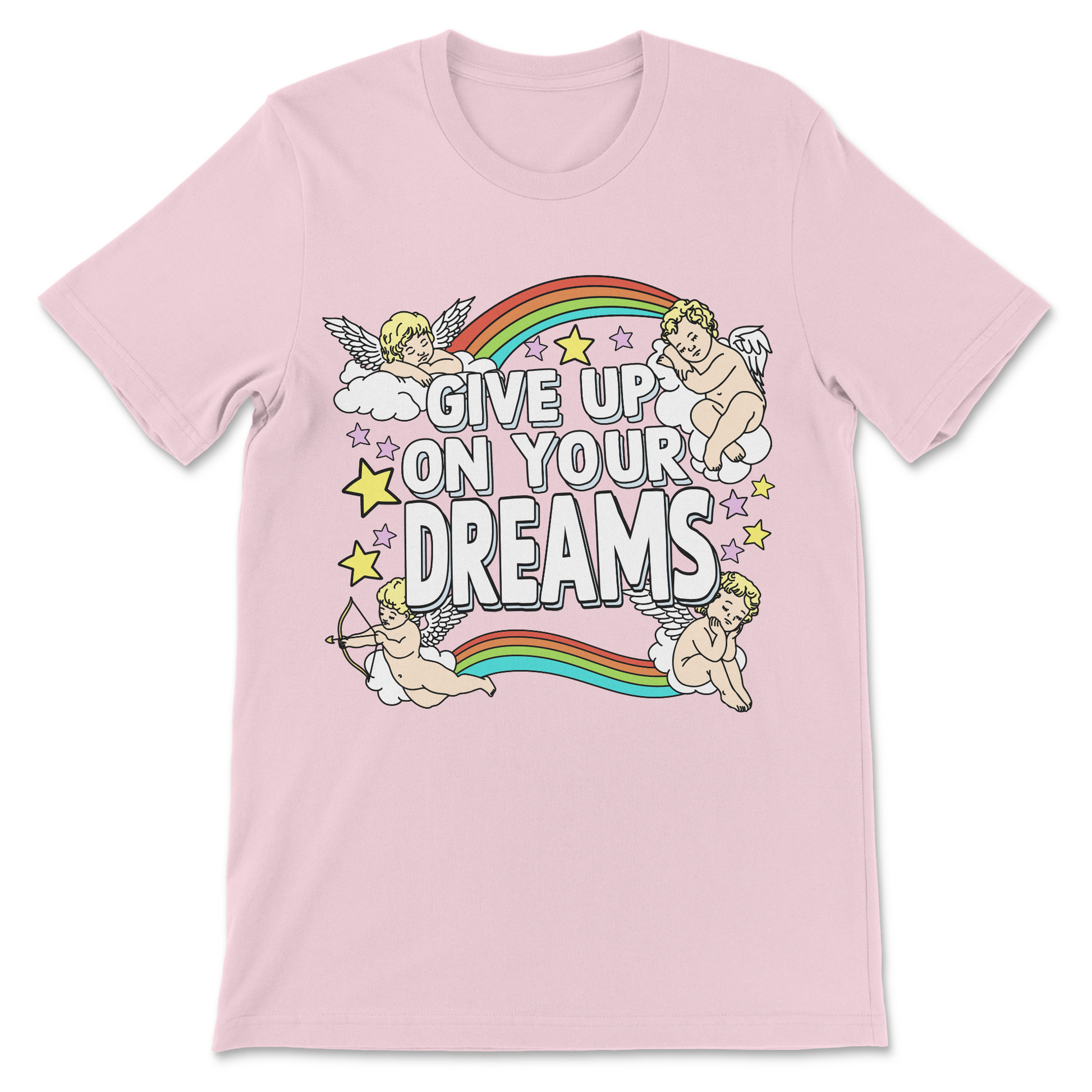 give up on your dreams sarcastic shirt funny meme tee

