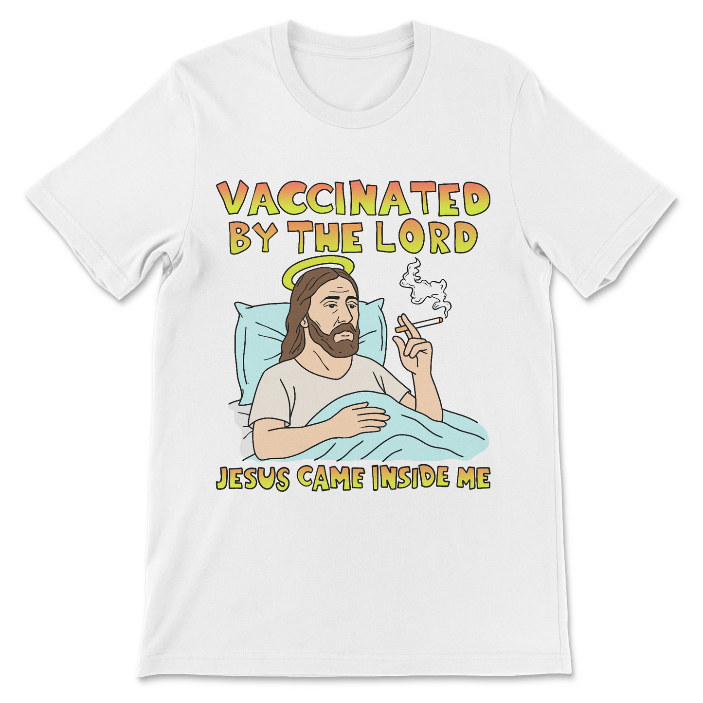 raunchy NSFW vaccine meme shirt

