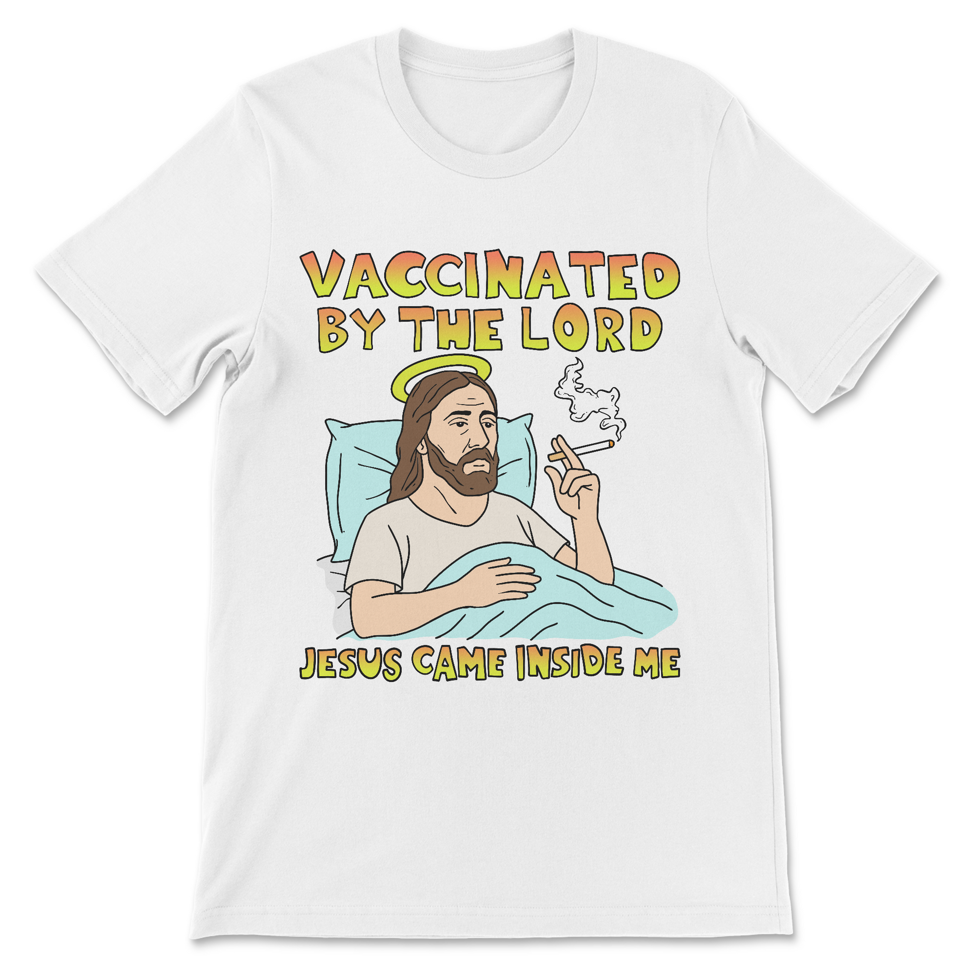 raunchy NSFW vaccine meme shirt

