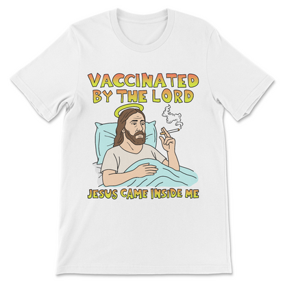raunchy NSFW vaccine meme shirt
