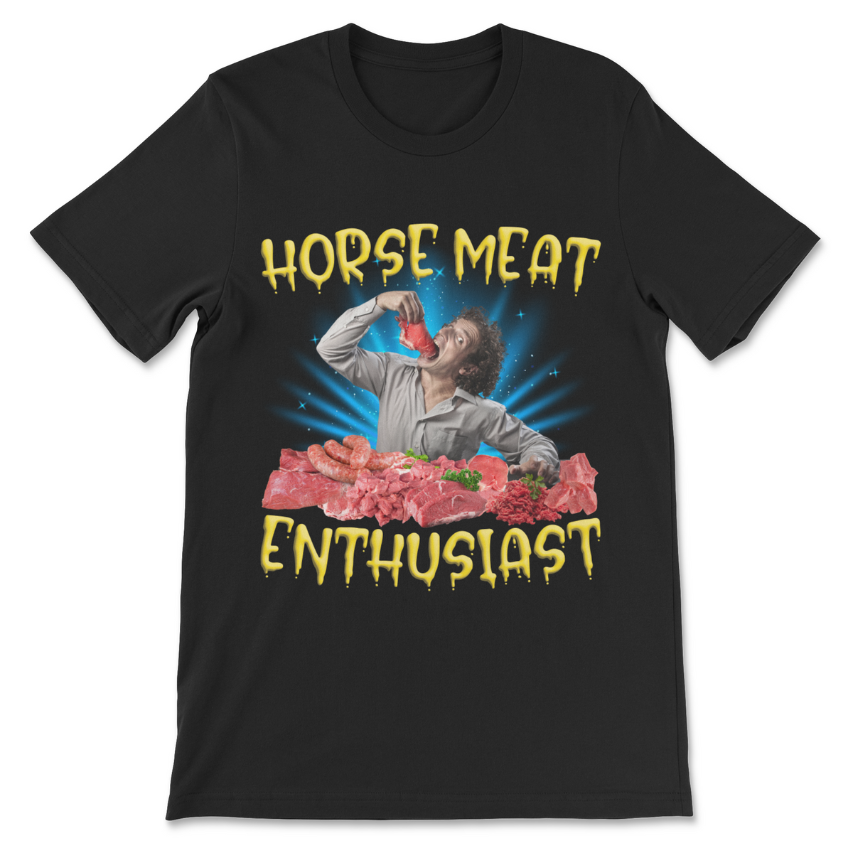 Horse Meat Enthusiast funny meme shirt