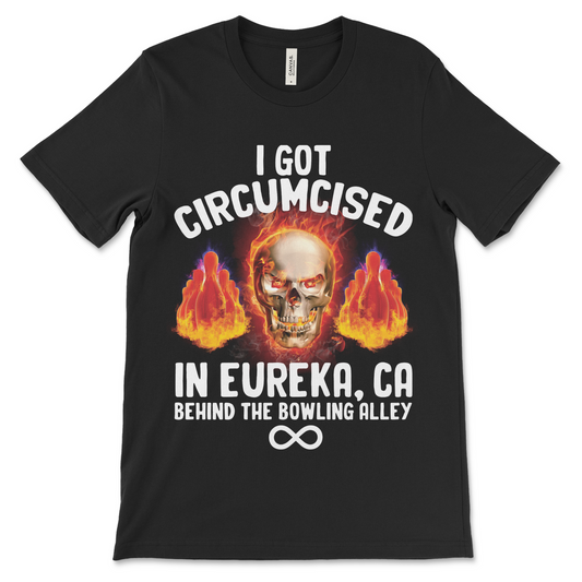 Dirty saying shirt in a crude and embarrassing graphic style.
