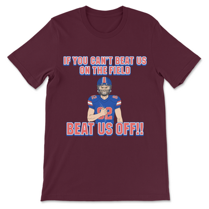 vulgar football graphic tee for sports fans
