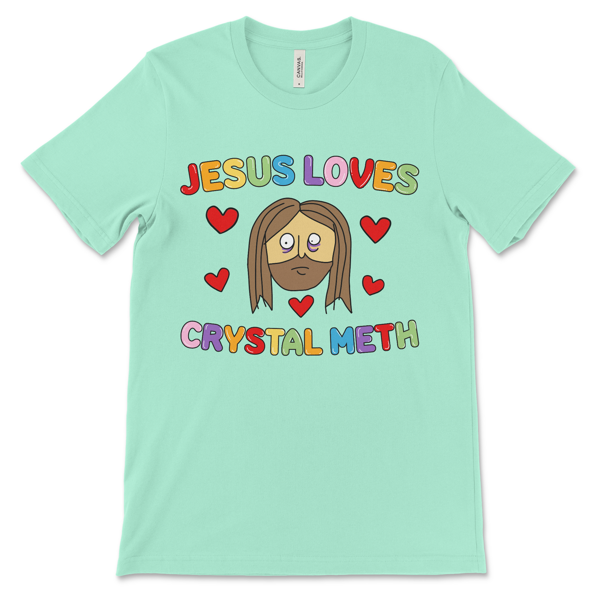 NSFW crystal meth joke shirt – dirty offensive t shirt for fans of atheist and drug humor