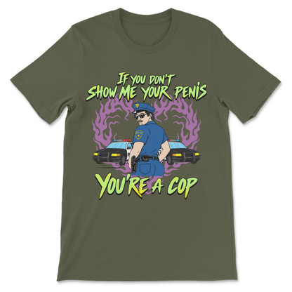 funny gay cop meme shirt