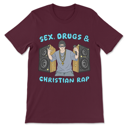 funny religion shirt with inappropriate quote, perfect for atheists 