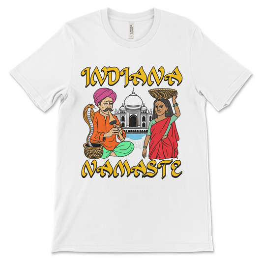 Indiana Namaste shirt, dark humor and cringe meme t-shirt
