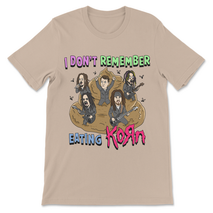 I dont remember eating corn shirt , funny toilet humor tshirt