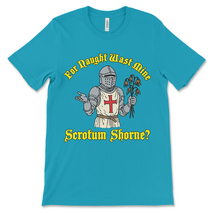 medieval parody t-shirt for fans of absurd humor and edgy memes 

