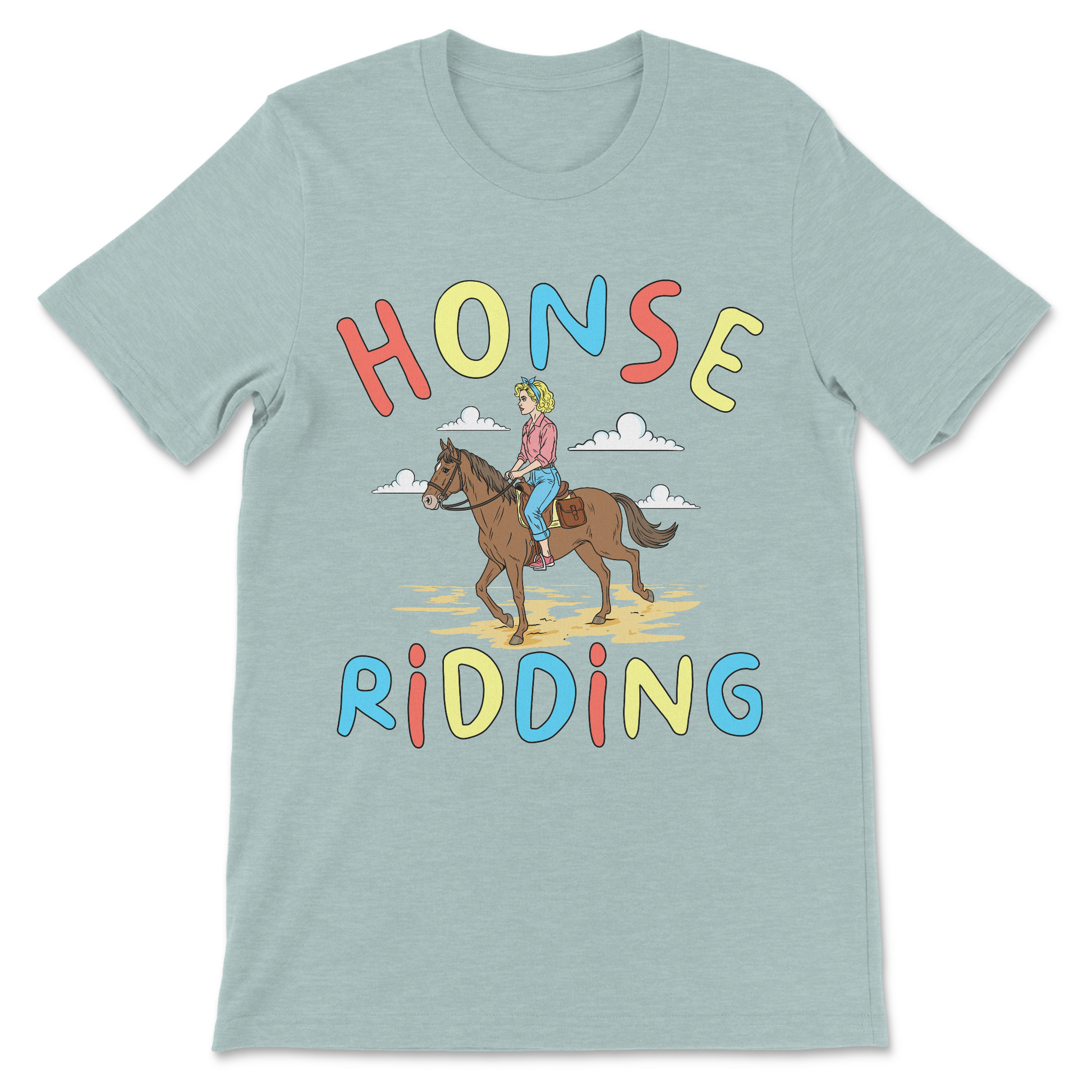 Low effort poorly translated horse meme t-shirt
