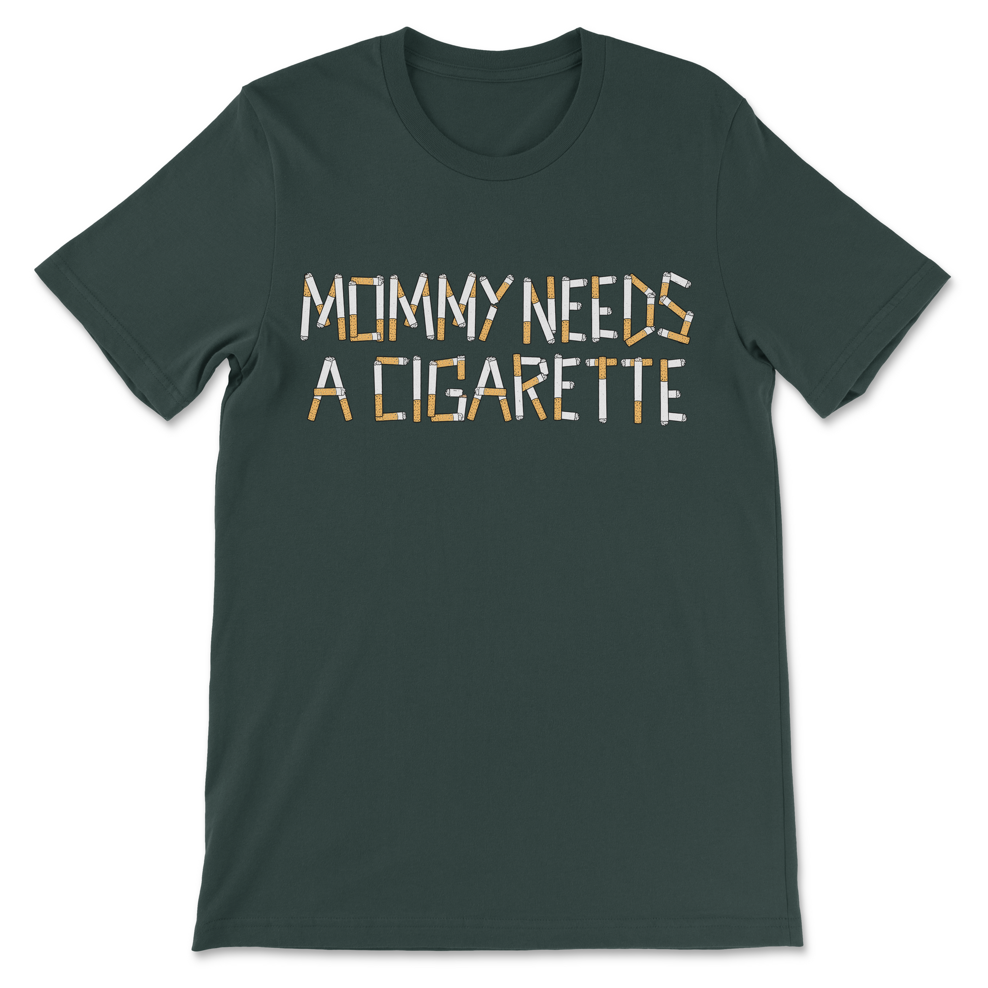 Mommy Needs a Cigarette Y2K statement shirt

