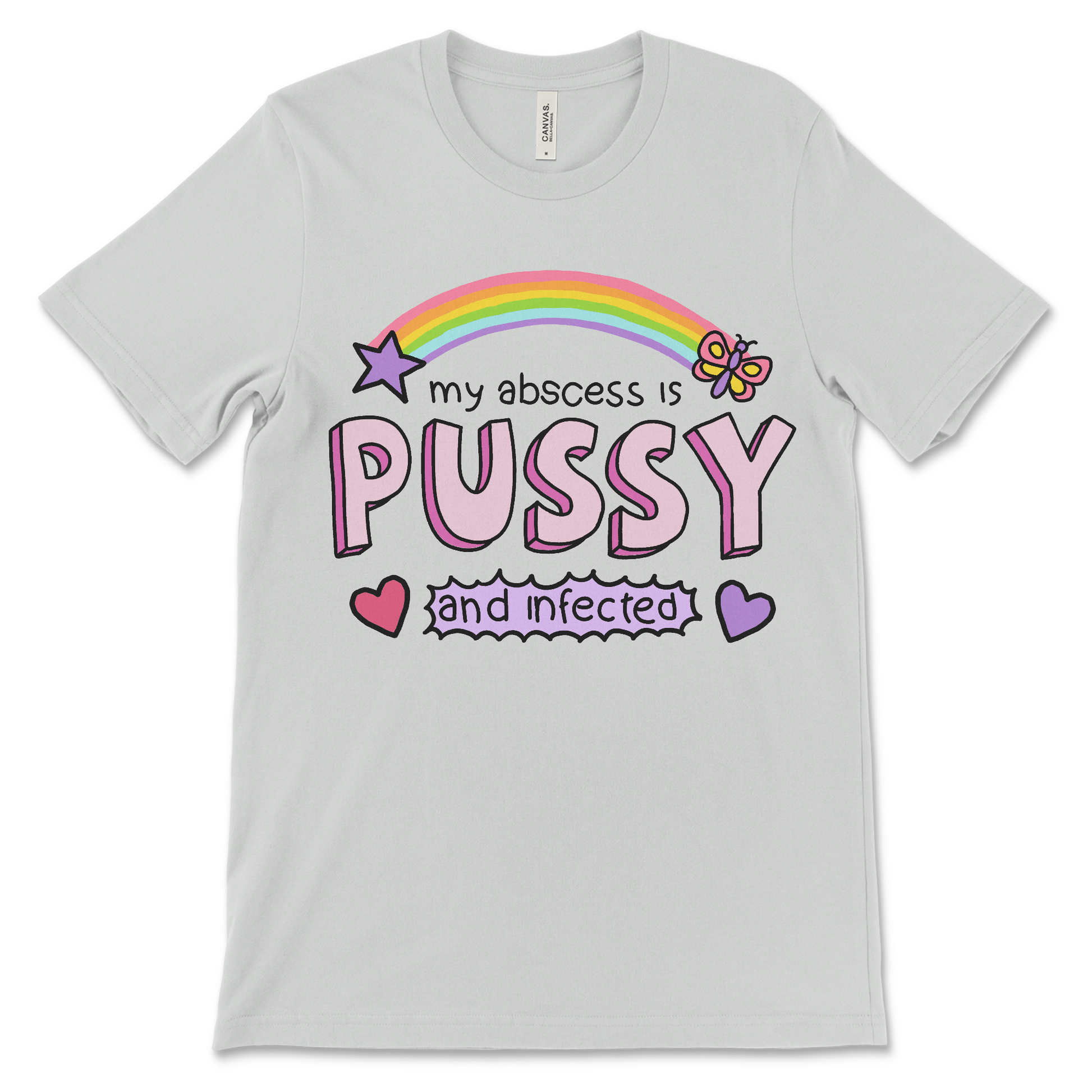Dirty humor tee with a weirdcore vibe for fans of really offensive shirts.
