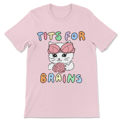 dark humor women’s graphic top with kitten illustration and explicit phrase
