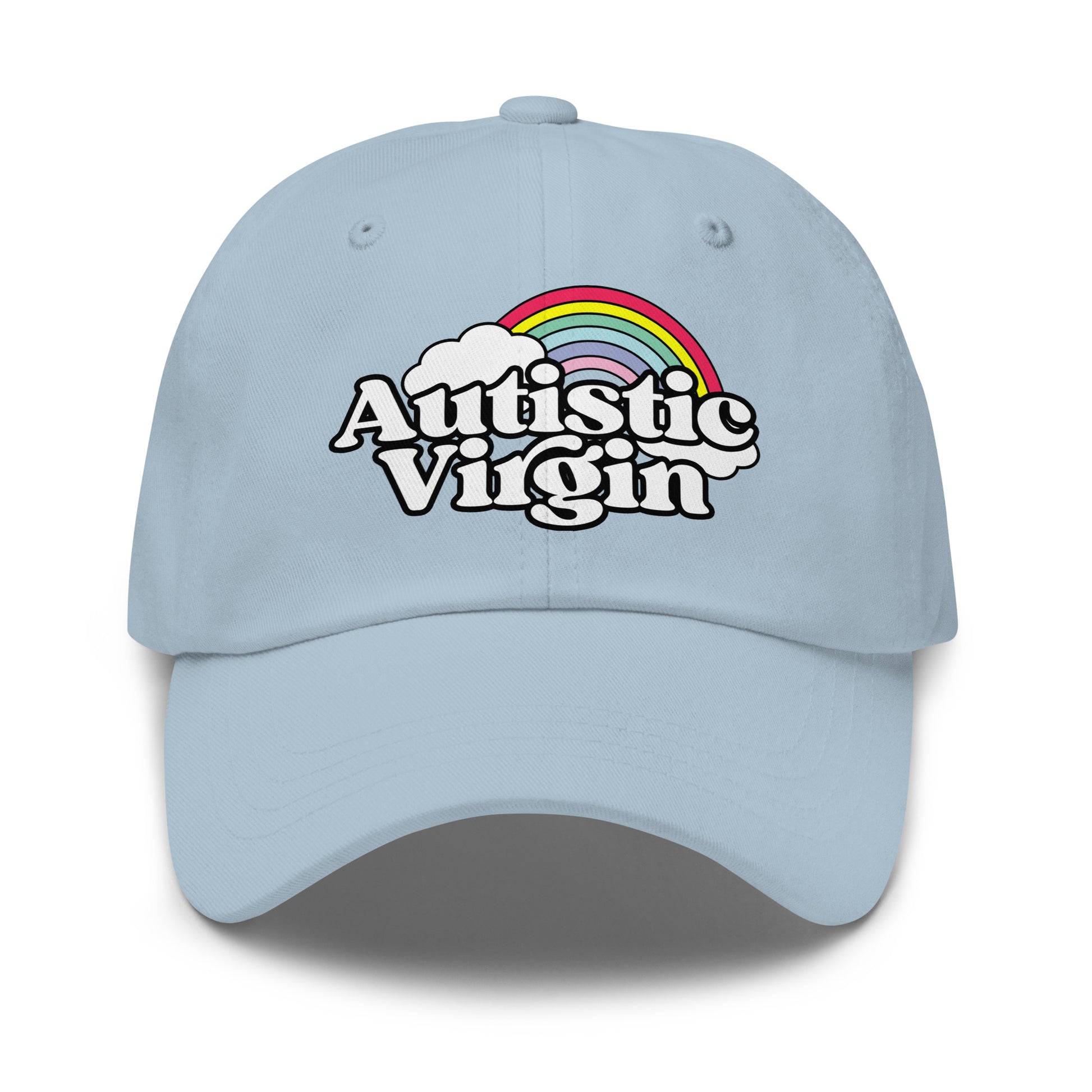 cute light blue autism dad hat