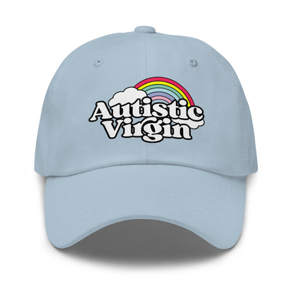 cute light blue autism dad hat