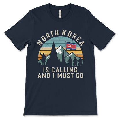 funny political satire shirt about North Korea.