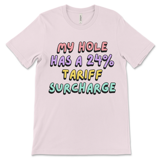 Offensive American politics shirt with crude tariff hum