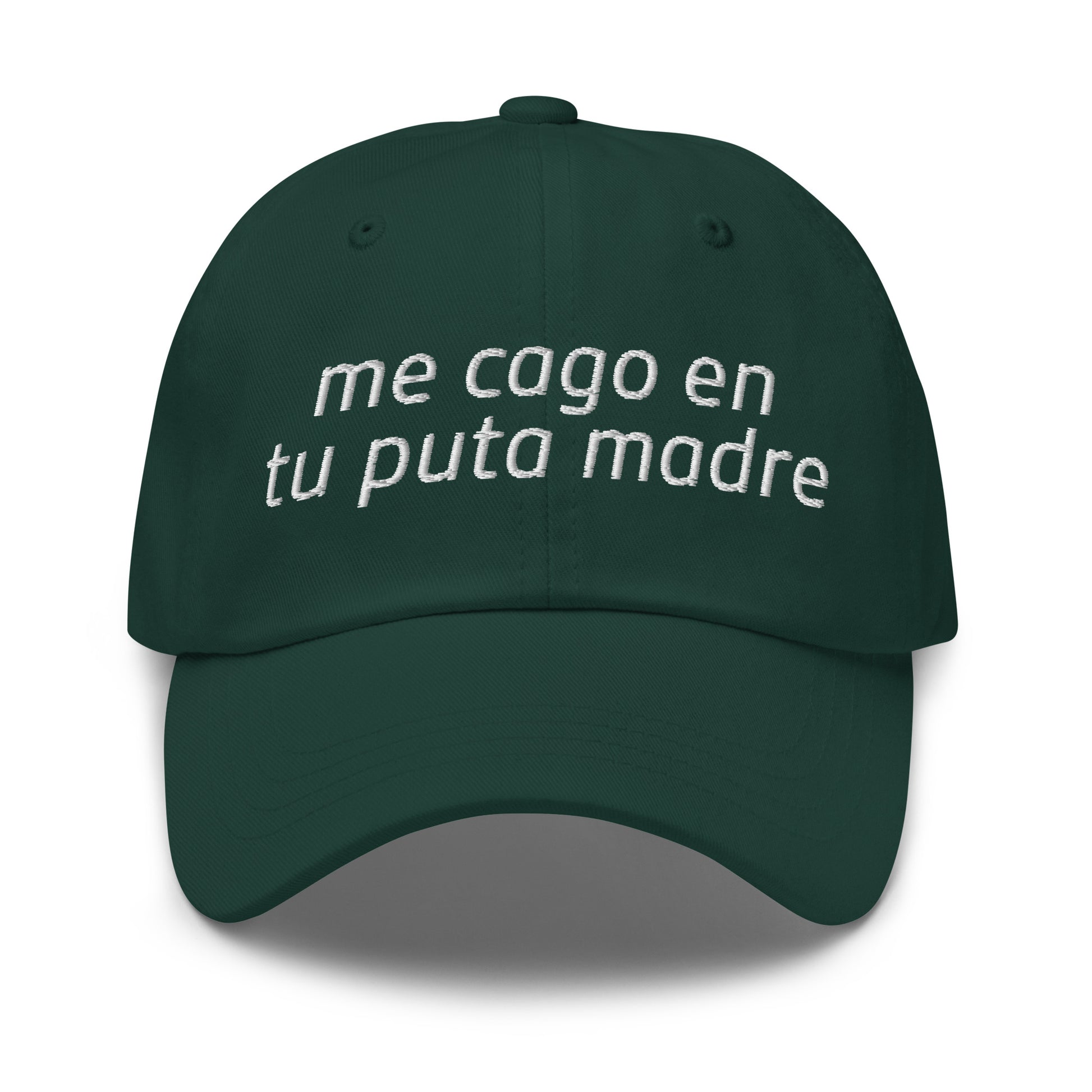 Me Cago En Tu Puta Madre Dad Hat bold Spanish insult dad hat