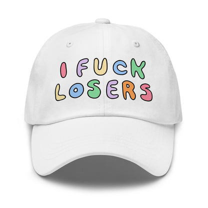 funny dad hat featuring explicit statement 

