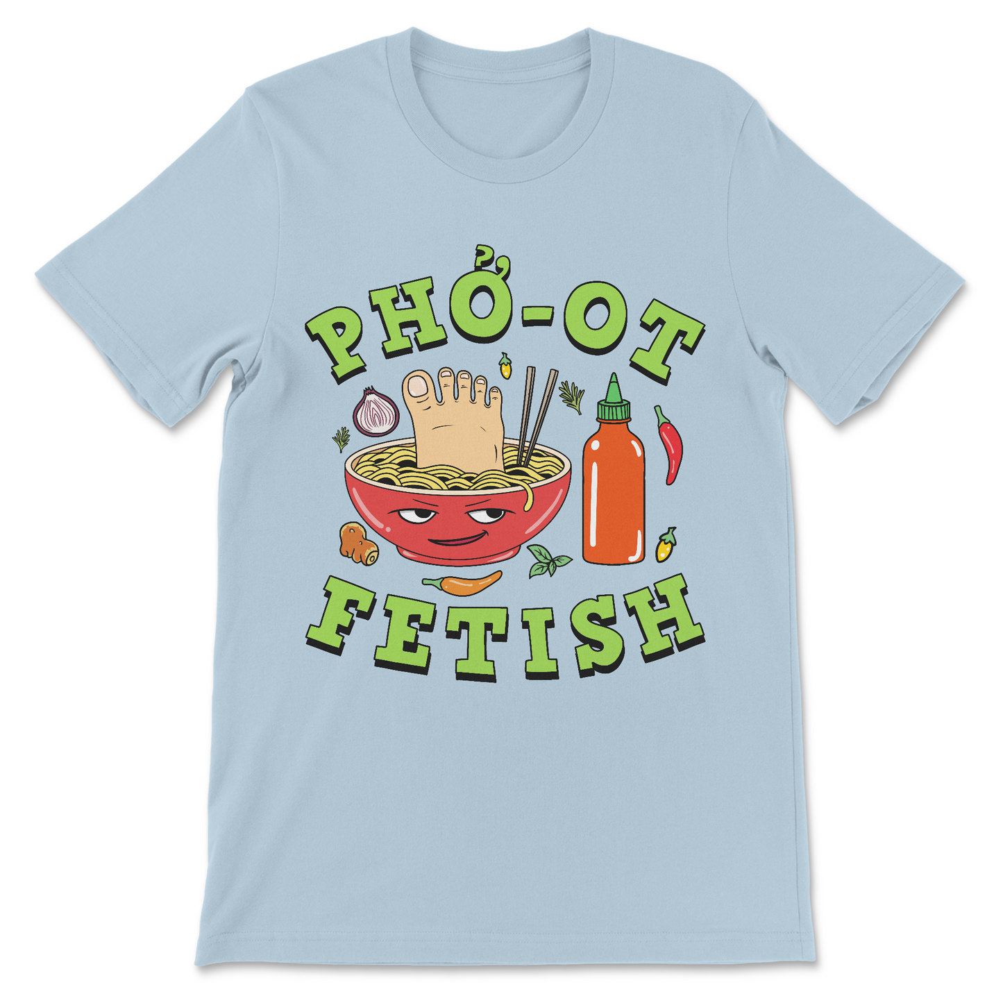 bdsm pho-ot fetish tee nasty foot fetish pho pun fetishist food kink art
