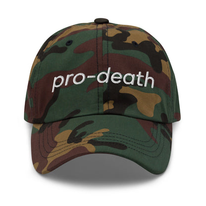 Pro Death Dad Hat controversial political meme hat
