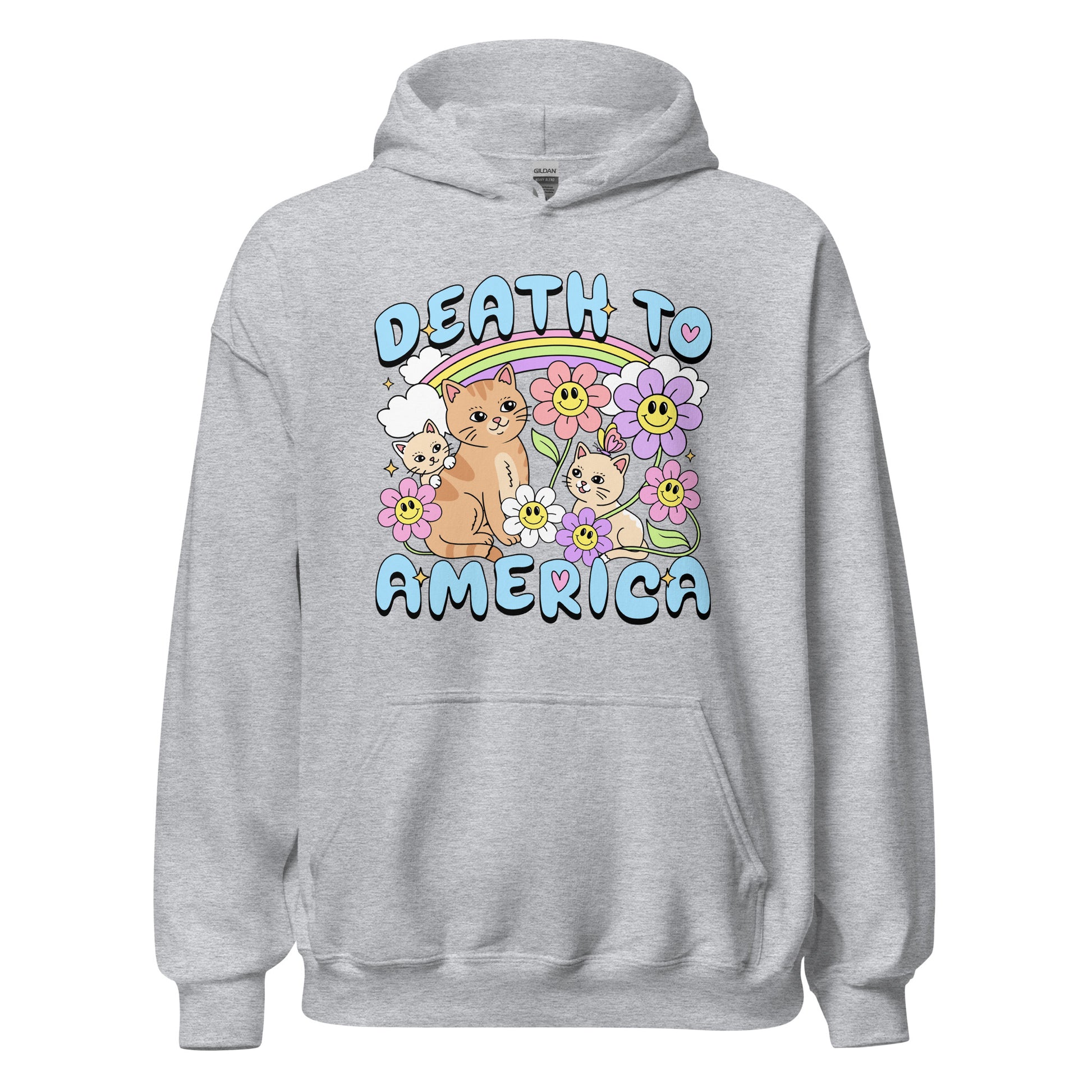 Death to America dark humor usa meme hoodie