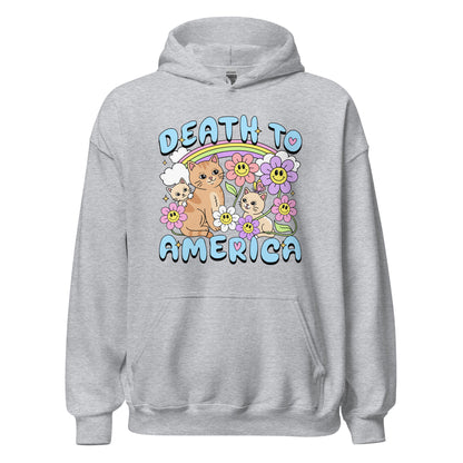 Death to America dark humor usa meme hoodie