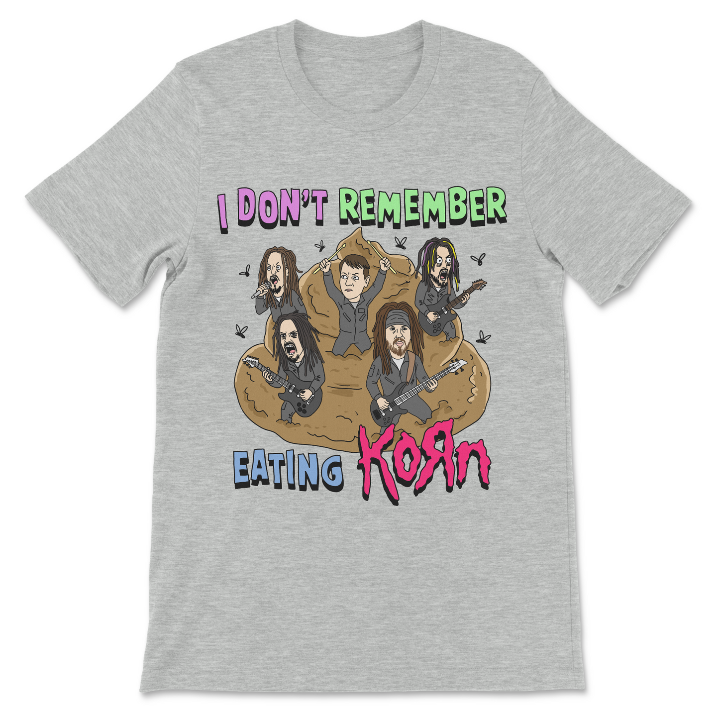 meme shirt with I Don’t Remember Eating Korn bathroom humor slogan 
